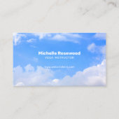 Carte De Visite Cloudscape | Monde de la sérénité et du profession (Devant)