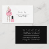 Carte De Visite Clous (Devant / Derrière)