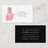 Carte De Visite Clous (Devant / Derrière)