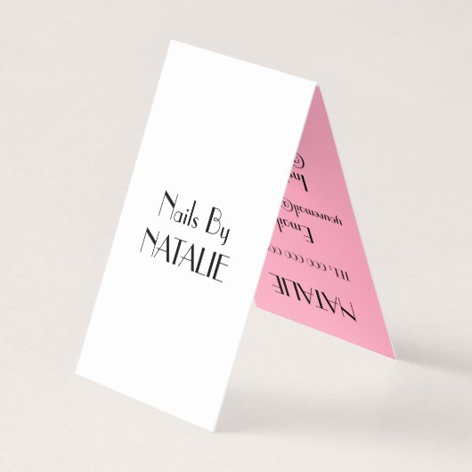 Carte De Visite Clous (Dos)