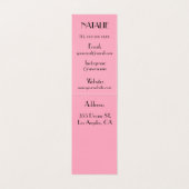 Carte De Visite Clous (Intérieur déplié)