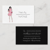 Carte De Visite Clous (Devant / Derrière)