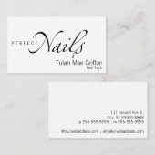 Carte De Visite Clous (Devant / Derrière)