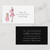 Carte De Visite Clous (Devant / Derrière)