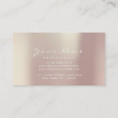 Carte De Visite Clous Art Beauty Studio Parties scintillant Red Be (Dos)