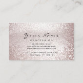 Carte De Visite Clous Artiste Parties scintillant Grey Lux Manucur (Dos)