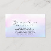 Carte De Visite Clous Artiste Rose Manucure Pedicure Pastel (Dos)