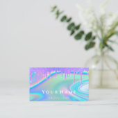 Carte De Visite Clous de maquillage professionnel Holographe Unico (Debout devant)