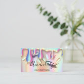 Carte De Visite Clous de trait d'artiste maquillage Déchets de log (Debout devant)