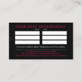 Carte De Visite Clous par - Logo texte original Dessin Parties sci (Dos)