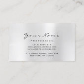 Carte De Visite Clous Parties scintillant Art Glam Métallo Bleu Ar (Dos)