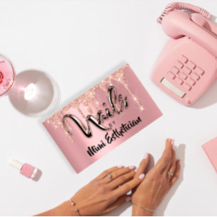 Carte De Visite Clous Studio Artiste Acrylique Drives Parties scin