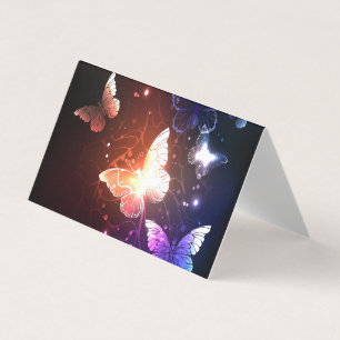 Carte De Visite Clowing Night Butterflies