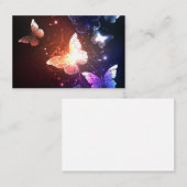 Carte De Visite Clowing Night Butterflies (Devant / Derrière)