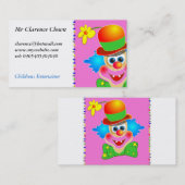 Carte De Visite Clown (Devant / Derrière)