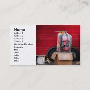Carte De Visite Clown - Changement de garde-robe
