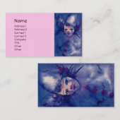 CARTE DE VISITE CLOWN DANS PURPLE (Devant / Derrière)