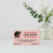 Carte De Visite Clown de logos de comédie (Debout devant)