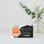 Carte De Visite Clown de peinture faciale mignon (Debout devant)