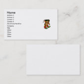 Carte De Visite Clown de rodéo (Devant / Derrière)