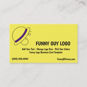 Carte De Visite Clown drôle de logos