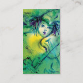 CARTE DE VISITE CLOWN EN VERT (Dos)
