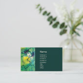 CARTE DE VISITE CLOWN EN VERT (Debout devant)