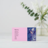 CARTE DE VISITE CLOWN EN VIOLET (Debout devant)