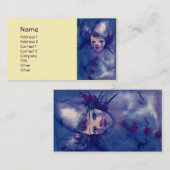 CARTE DE VISITE CLOWN EN VIOLET (Devant / Derrière)
