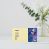 CARTE DE VISITE CLOWN EN VIOLET (Debout devant)