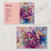 CARTE DE VISITE CLOWN MUSICAL (Devant / Derrière)