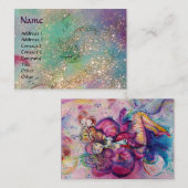 CARTE DE VISITE CLOWN MUSICAL (Devant / Derrière)