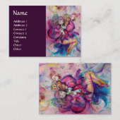 CARTE DE VISITE CLOWN MUSICAL (Devant / Derrière)