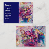 CARTE DE VISITE CLOWN MUSICAL (Devant / Derrière)