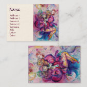 CARTE DE VISITE CLOWN MUSICAL (Devant / Derrière)