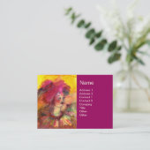 CARTE DE VISITE CLOWN PINKY (Debout devant)