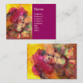 CARTE DE VISITE CLOWN PINKY (Devant / Derrière)