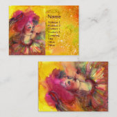 CARTE DE VISITE CLOWN ROSE (Devant / Derrière)