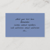 Carte De Visite Club de couche-tard (Dos)