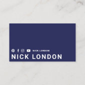 Carte De Visite Club de gants de boxe rouge moderne et branché en  (Dos)