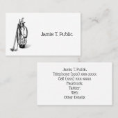 Carte De Visite Club de golf Golf Bag (Devant / Derrière)