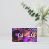 CARTE DE VISITE CLUB DE MUSIQUE DJ HOUSE (Debout devant)