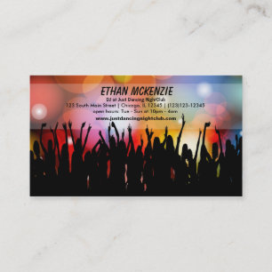 Carte De Visite Club de nuit DJ