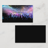 Carte De Visite Club de nuit DJ (Devant / Derrière)