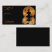Carte De Visite club de yoga (Devant / Derrière)