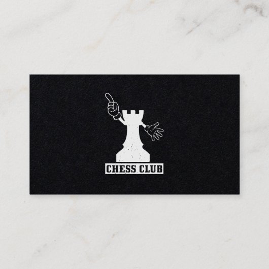 Carte De Visite Club d'échecs (Devant)