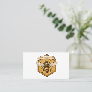 Carte De Visite Club du patrimoine de l'abeille à miel du gardien 