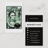 Carte De Visite club-enfant vert (Devant / Derrière)