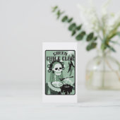 Carte De Visite club-enfant vert (Debout devant)