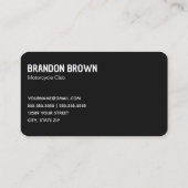 Carte De Visite Club moto (Dos)